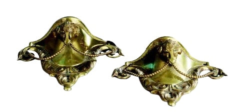 Brass Wall Pockets (2)