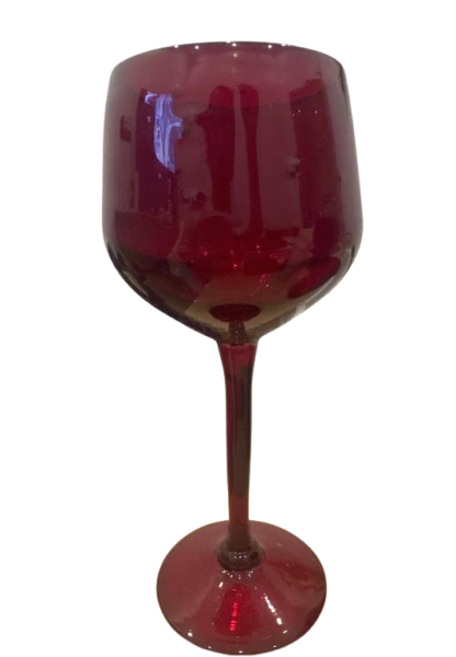 Ruby Wine Goblets (4)
