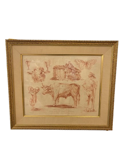 Sanguine Pencil Print 2/4