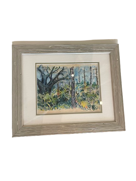 Louisiana Palmetto Water Color