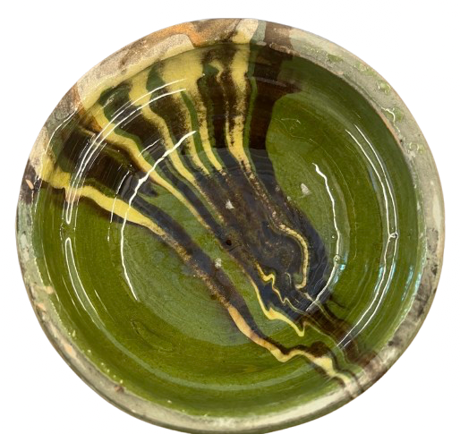 Slip Glazed Dish