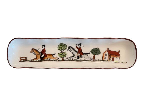 Hunt Scene Nut Dish