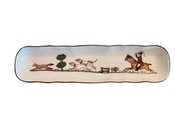 Hunt Scene Nut Dish