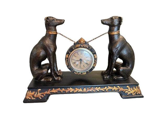 Hounds Mantle Clock