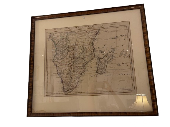 Antique Framed Map