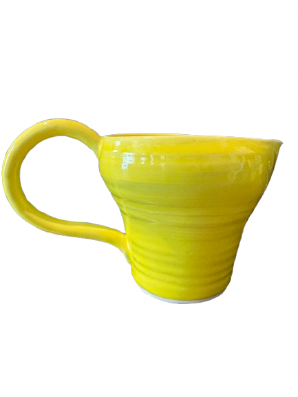 Sunflower Ribbed Pitcher